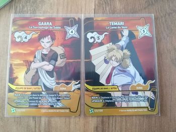 Lot de 2 cartes rares naruto mythos 