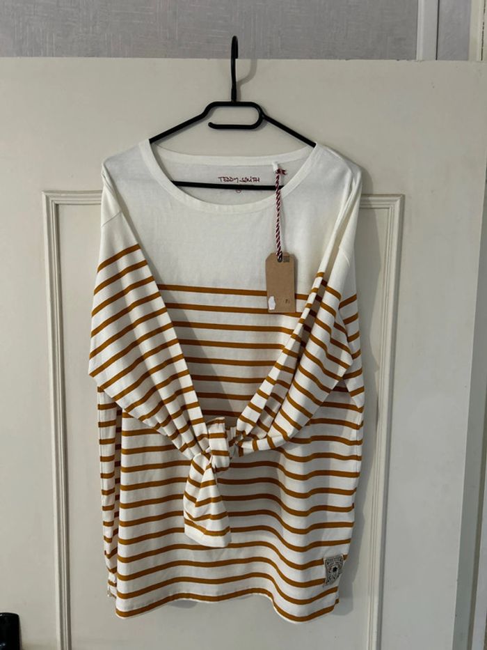 T-shirt Teddy Smith marin or 2XL