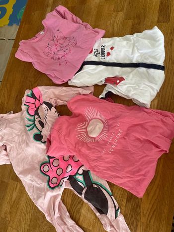Lot de quatre pyjamas coton 6 mois
