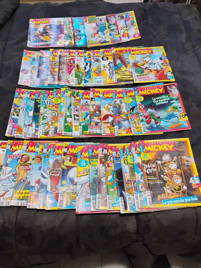 📚Gros lot de 60 magazines le journal de Mickey