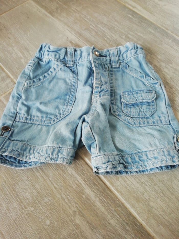 Short jeans 12 mois garçon - photo numéro 2