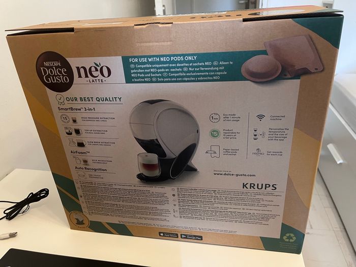 Cafetière Dolce Gusto Neo Latte Blanche - photo numéro 5