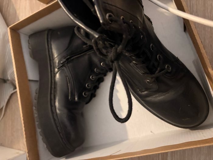 Bottes noir compense - photo numéro 2