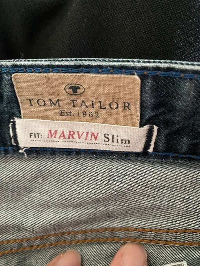 Pantalon jeans Tom Tailor Marvin Slim Taille 29/32 - photo numéro 3
