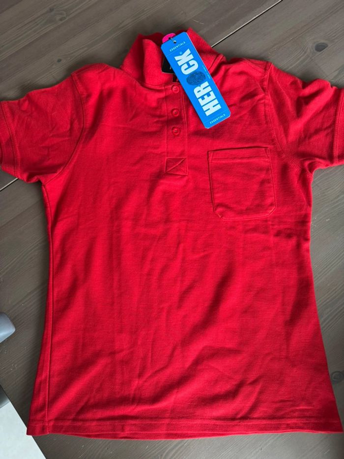 Polo herock rouge L neuf