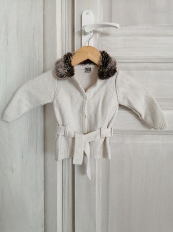 gilet bébé fille tape à l' oeil 