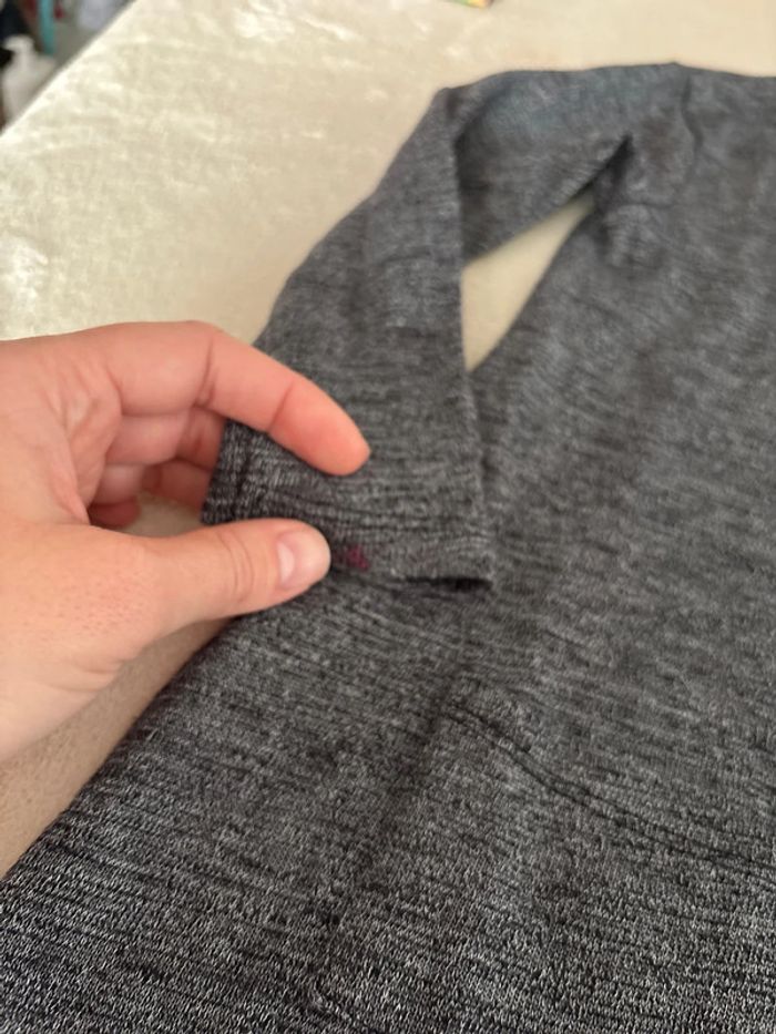Robe manches longues grise 4 ans - photo numéro 4