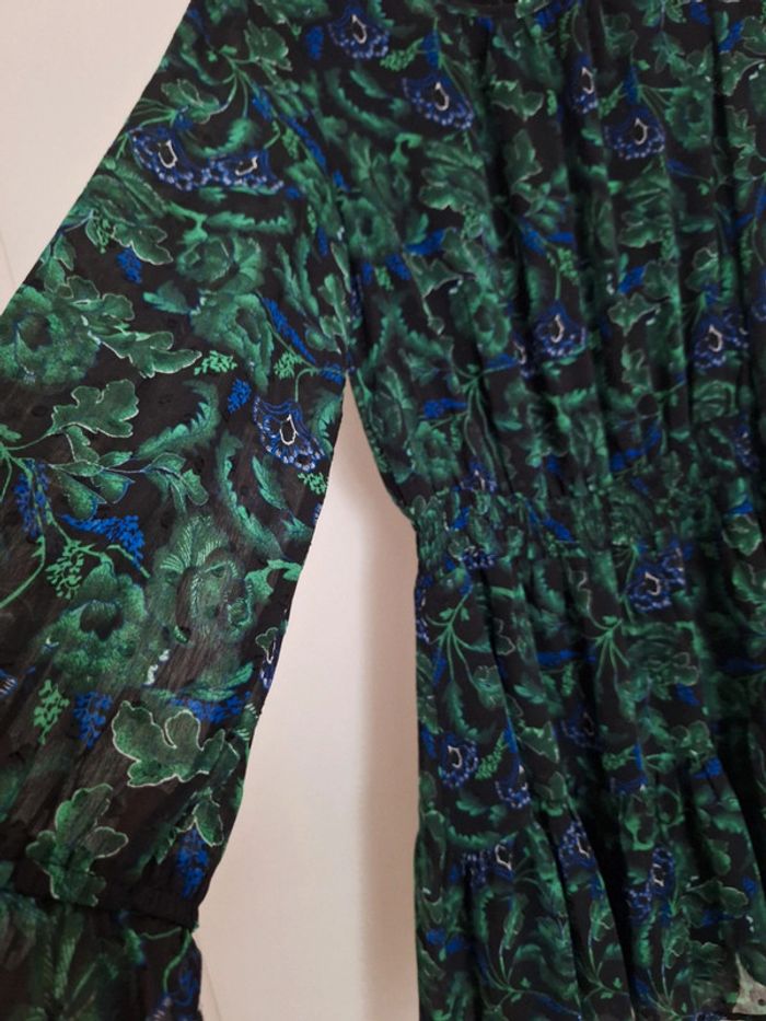 🎉 Robe fleurie vert et bleu Peace n'Love 🎉 - photo numéro 4