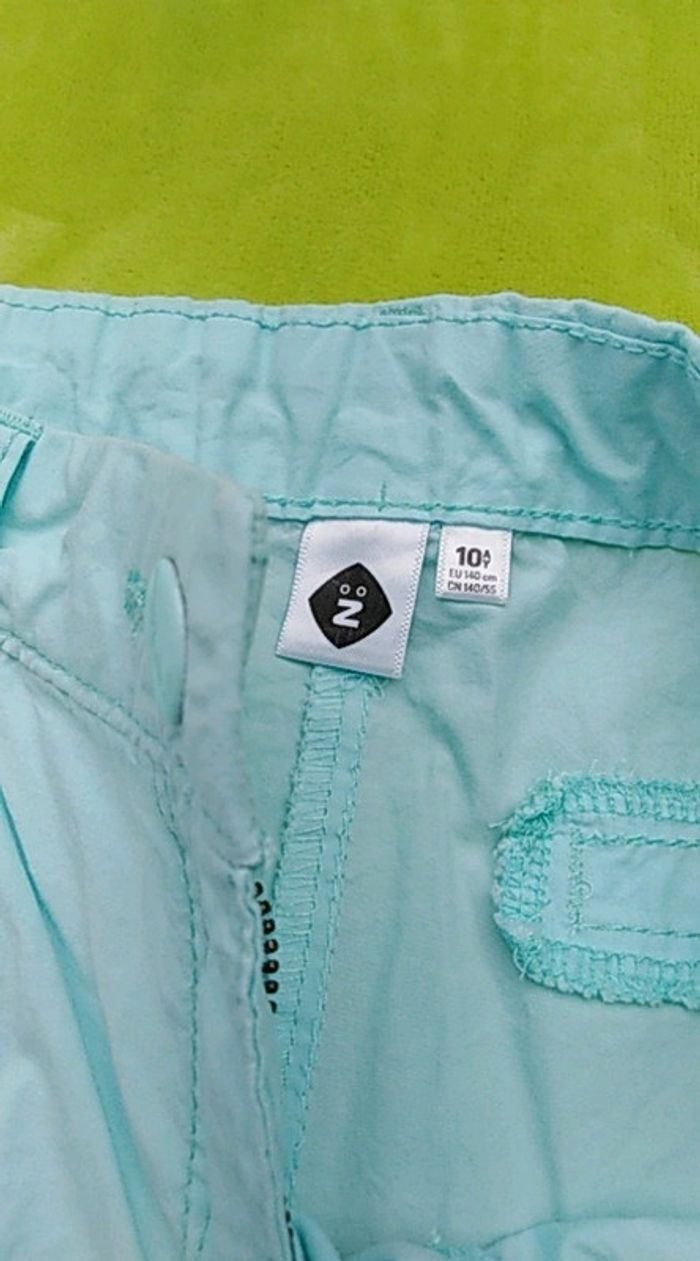 Short bleu turquoise Z 10 ans - photo numéro 2