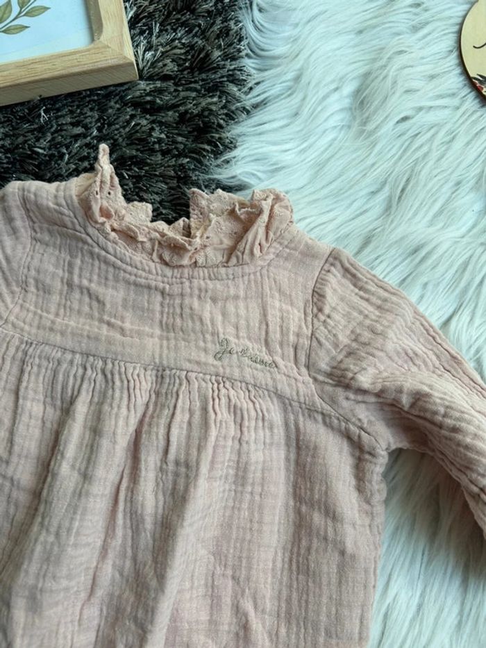 Combinaison rose - vertbaudet 3 mois - photo numéro 2