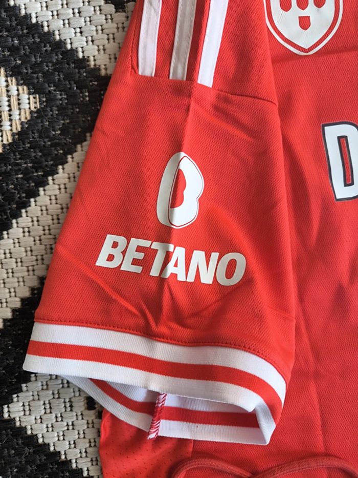T shirt foot taille L Adidas domicile benfica neuf - photo numéro 4