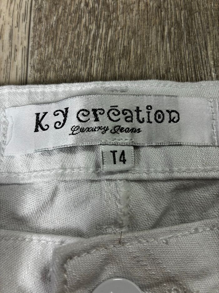 Jeans femme xl blanc - photo numéro 6