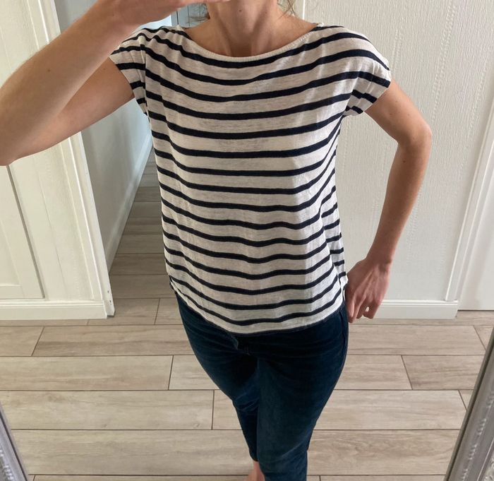 Marinière Petit Bateau en lin Très bon état