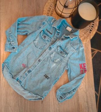 Chemise jean  Zara garçon 7 ans