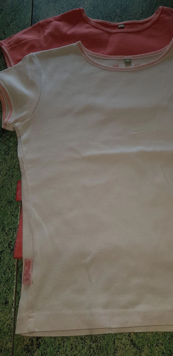 Lot de 2 tee-shirts manches courtes fille - photo numéro 2