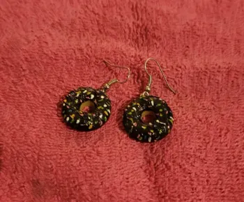 Boucles d'oreilles donuts 🍩