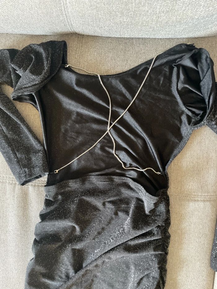 Robe à Paillettes Dos Nu - photo numéro 3