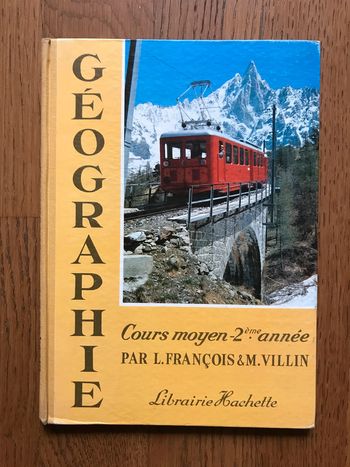 Géographie Cours moyen 2ème année - édition 1962