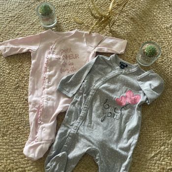 Pyjamas « petit bonheur et love u »
