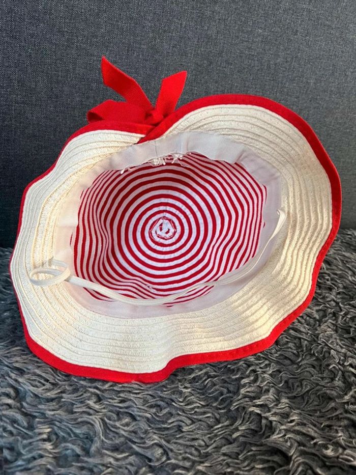 Chapeau protection solaire bébé fille lapin - photo numéro 5