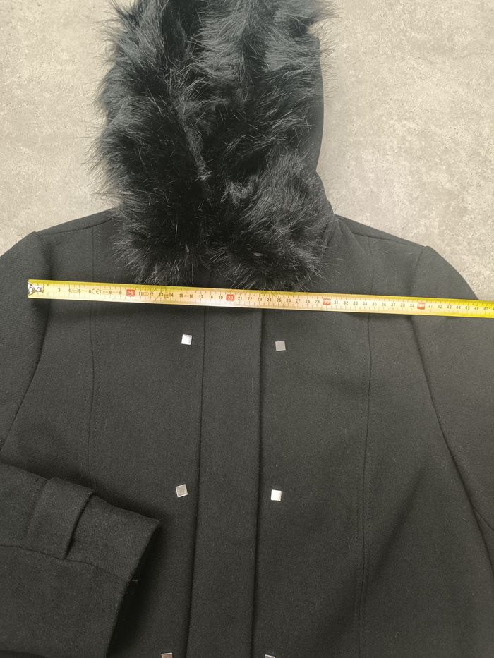 Manteau Christine Laure Noir différentes matières -  Taille unique  - Très bon - photo numéro 2