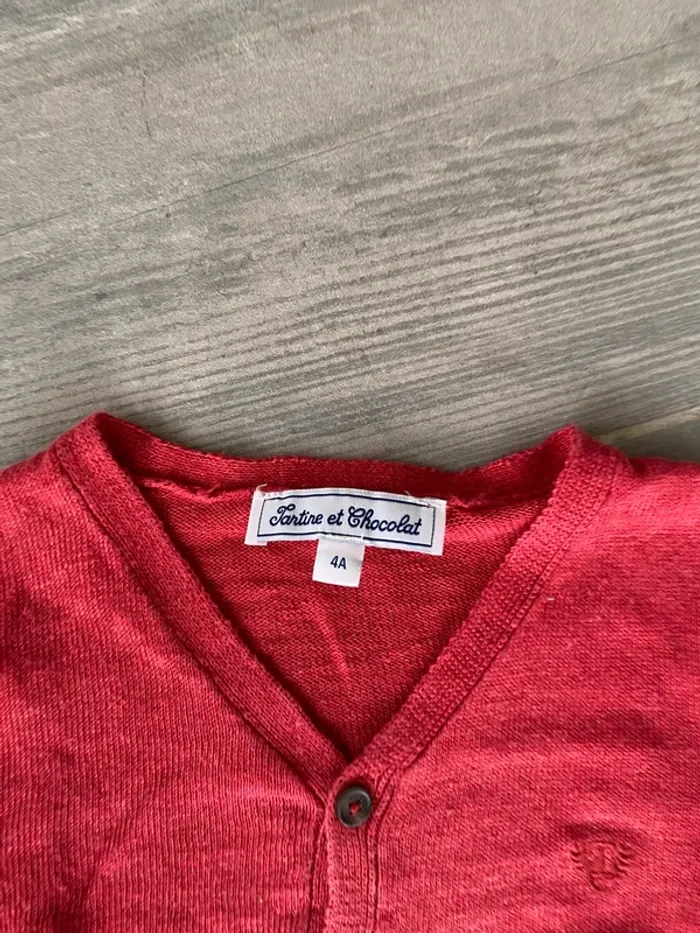 Veste gilet fin Tartine et chocolat 4 ans - photo numéro 2