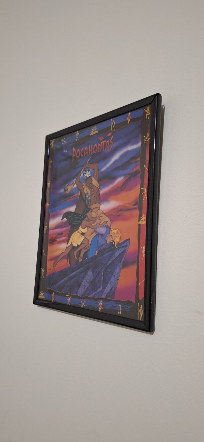 🖼️ Joli cadre Pocahontas – Déco Disney – En bon état - photo numéro 2