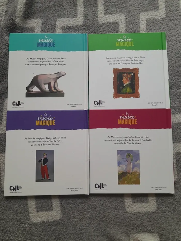 Lot de 4 livres macdo Musée Magique Le fibre l'ours Blanc La femme à l'ombrelle et Le printemps - photo numéro 6