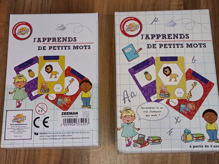 Jeu de carte J'apprends des petits mots à partir 3 ans - photo numéro 3