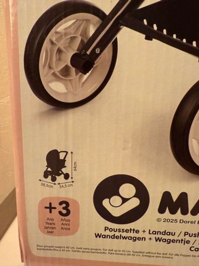 Maxi-cosi poussette et landeau rose 3 en 1 - photo numéro 4