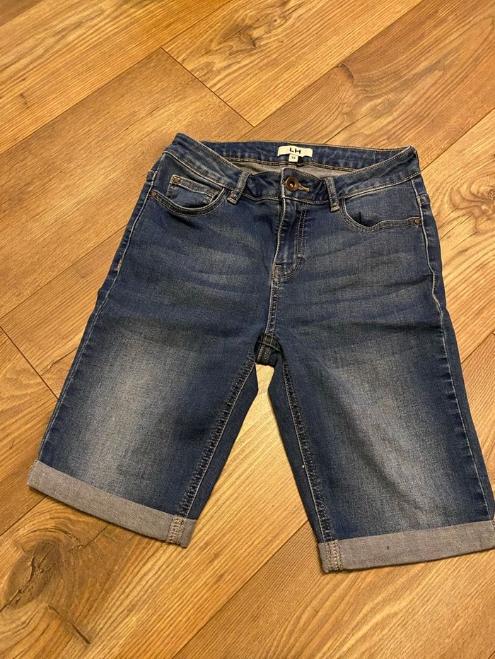 Bermuda jeans femme t34 La halle - photo numéro 4