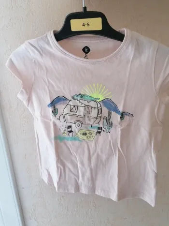 T-shirt rose 2 ans Z
