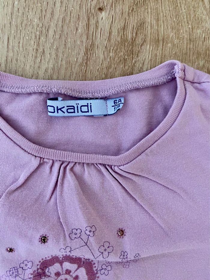 T shirt okaidi 6 ans - photo numéro 2