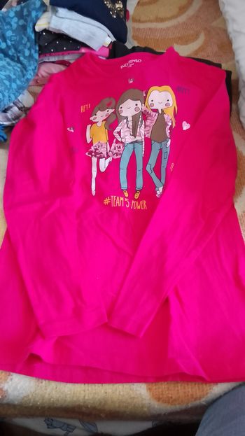 Tee shirt manches longues fille taille 14 ans