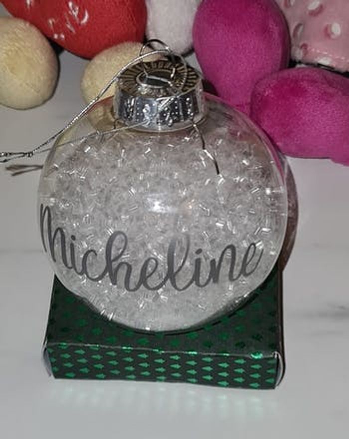 Boule de noel personnalisé