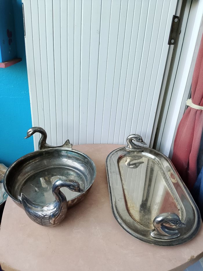 Service à thé/café en métal argenté LÉONARD - photo numéro 10