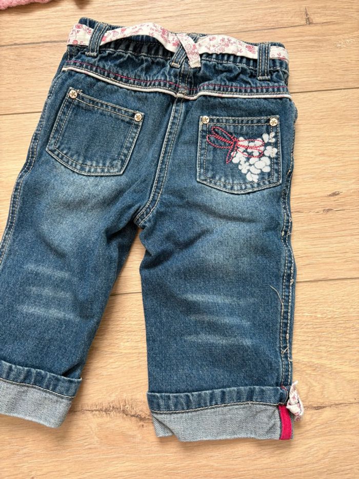 Ensemble bébé fille peu porté – Jean+ pull - photo numéro 5