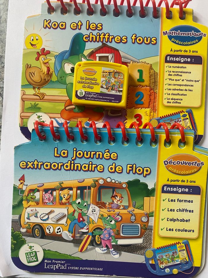 Lot de 2 livres leappad - photo numéro 1