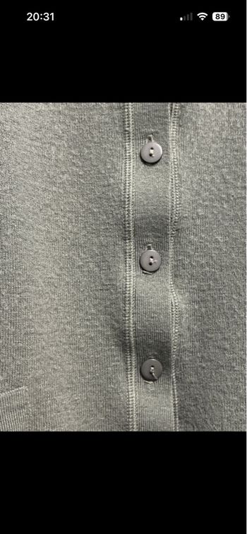 Gilet en laine vert amende