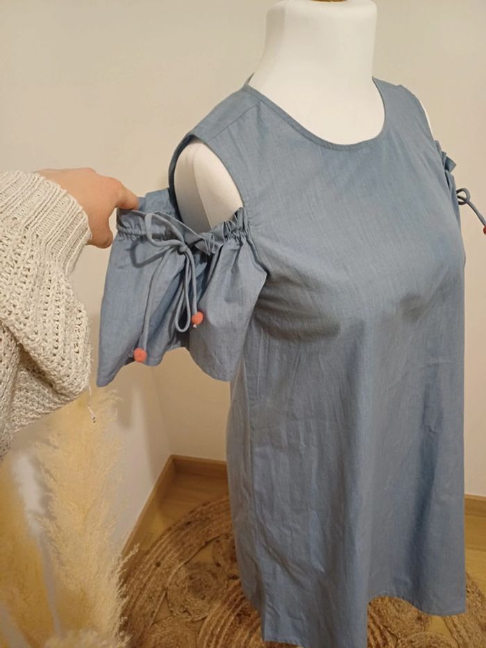 Robe imitation jean Brave Soul taille M 38 - photo numéro 5