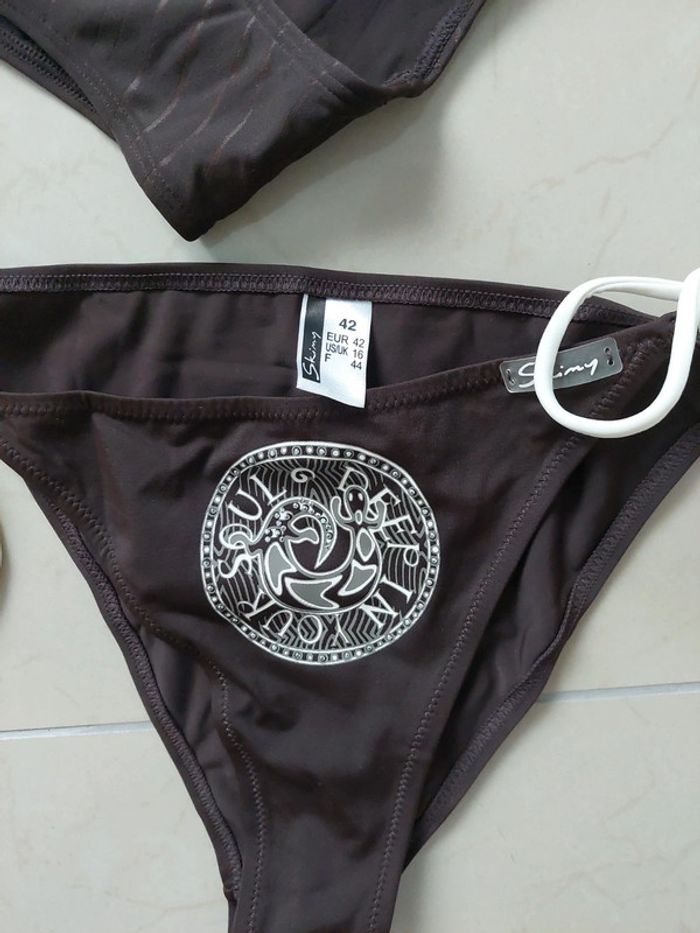 3 bas de maillot, marron, 40. - photo numéro 5