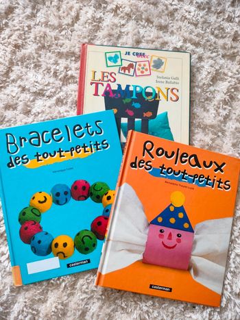 3 livres: Les tampons, Bracelets, Rouleaux