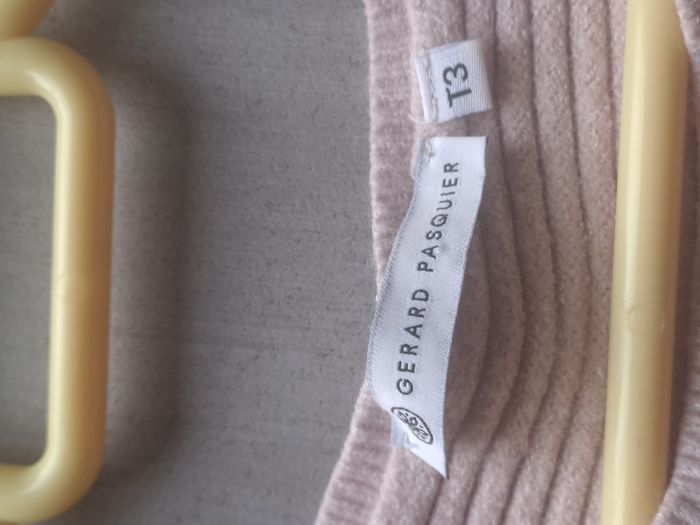 Pull rose pâle Gérard Pasquier Taille 3 - photo numéro 5