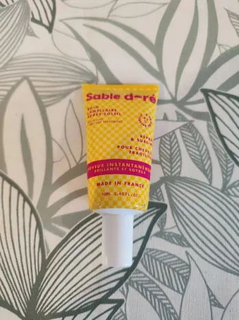 Sable doré soin lamellaire après soleil pour cheveux fragilisés 50ml valeur 12€