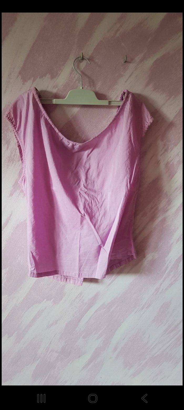 Top rose taille S - photo numéro 3