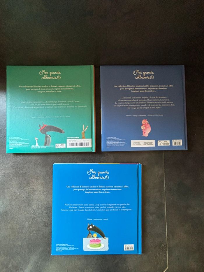 Lot de 3 livre Le Loup Auzou - photo numéro 2