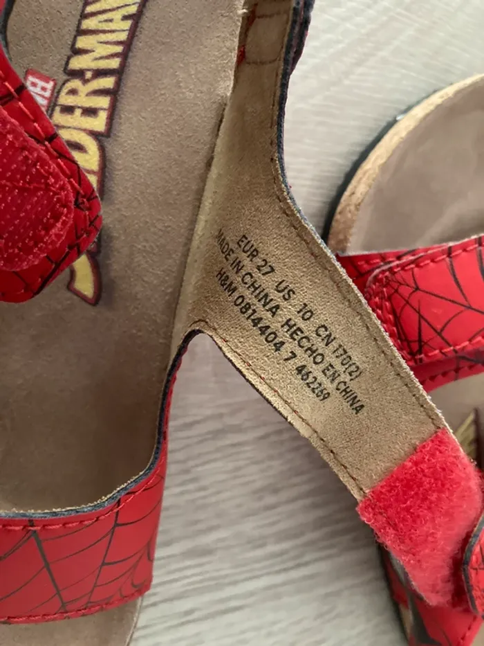 Sandales Enfant H&M Spiderman - photo numéro 5