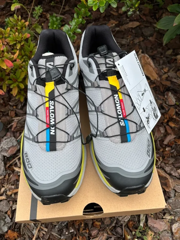 Salomon XT-6 alloy black dark citron 44 - photo numéro 2