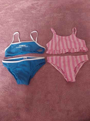 Lot de deux maillot de bain 4 ans