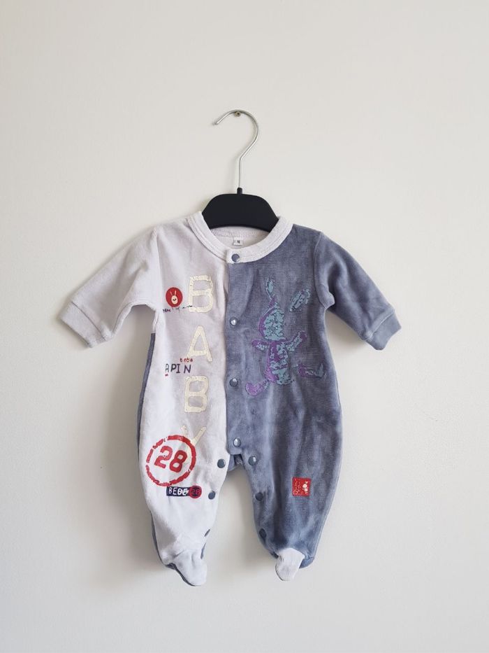 Pyjama en velours taille naissance